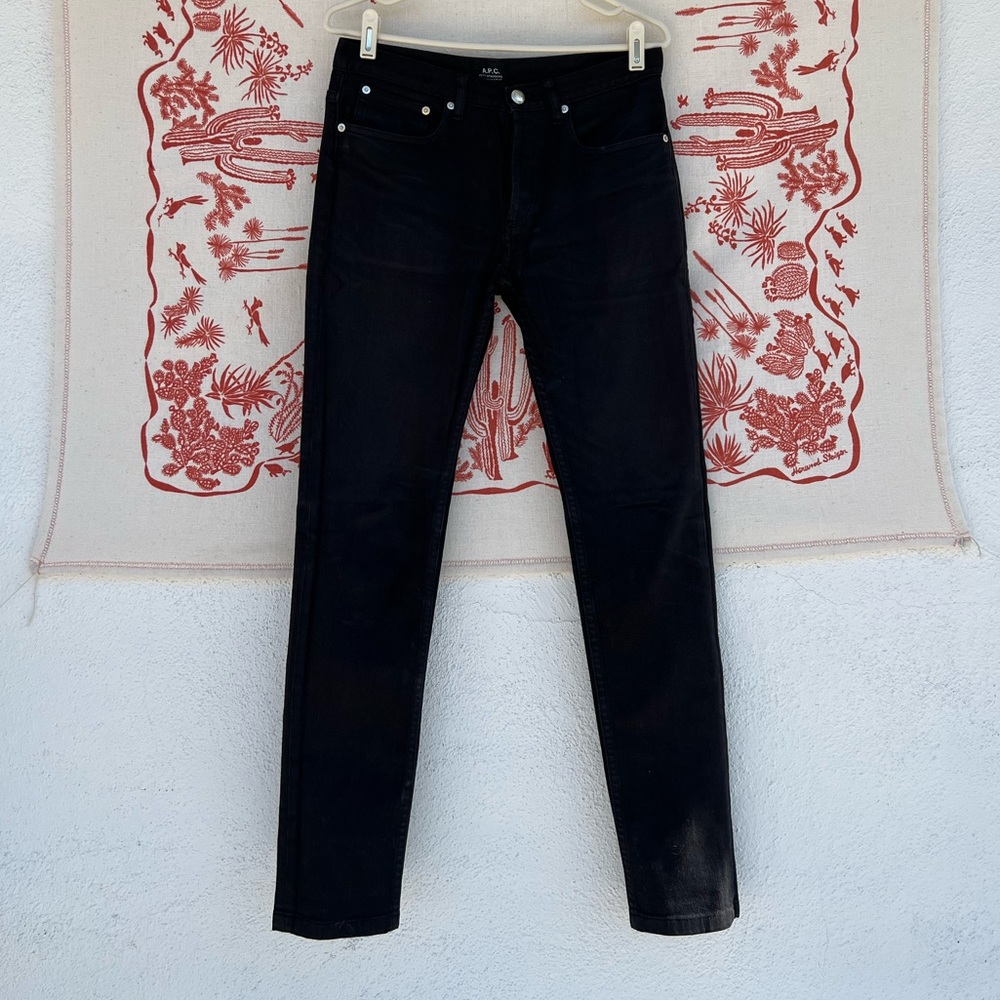 A.P.C. Petit Standard Black Denim Sz 28